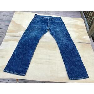 Eternal Clothing Japanese Brand Men's Blue Denim Casual Jeans, Unknown Size‎